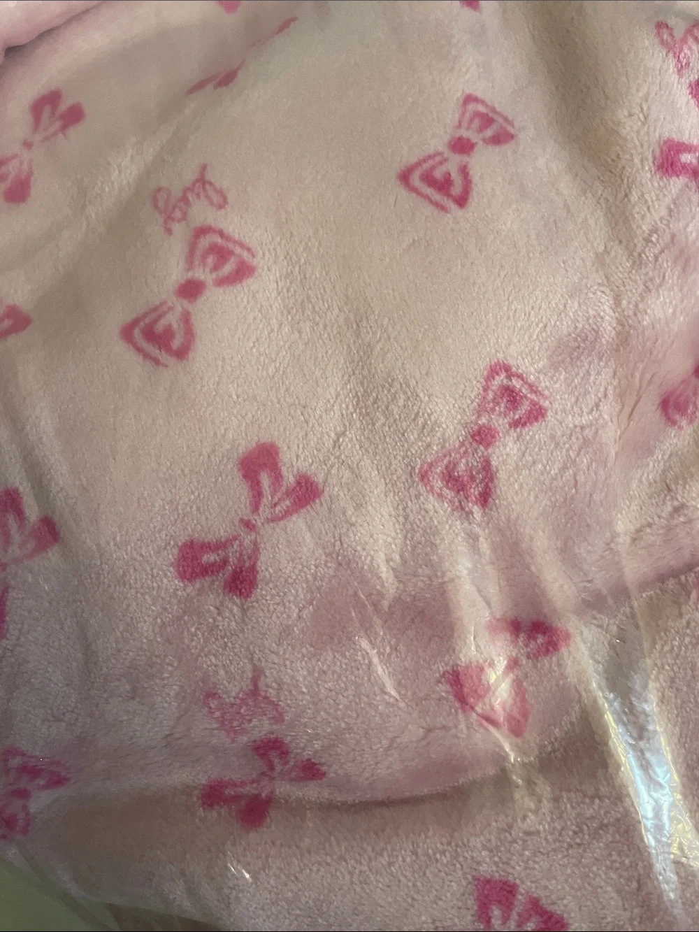 Lug Cuddle Throw Blanket - pink bows